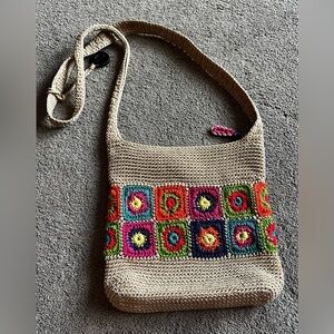 The Sak Crochet Granny Square Crossbody Purse
